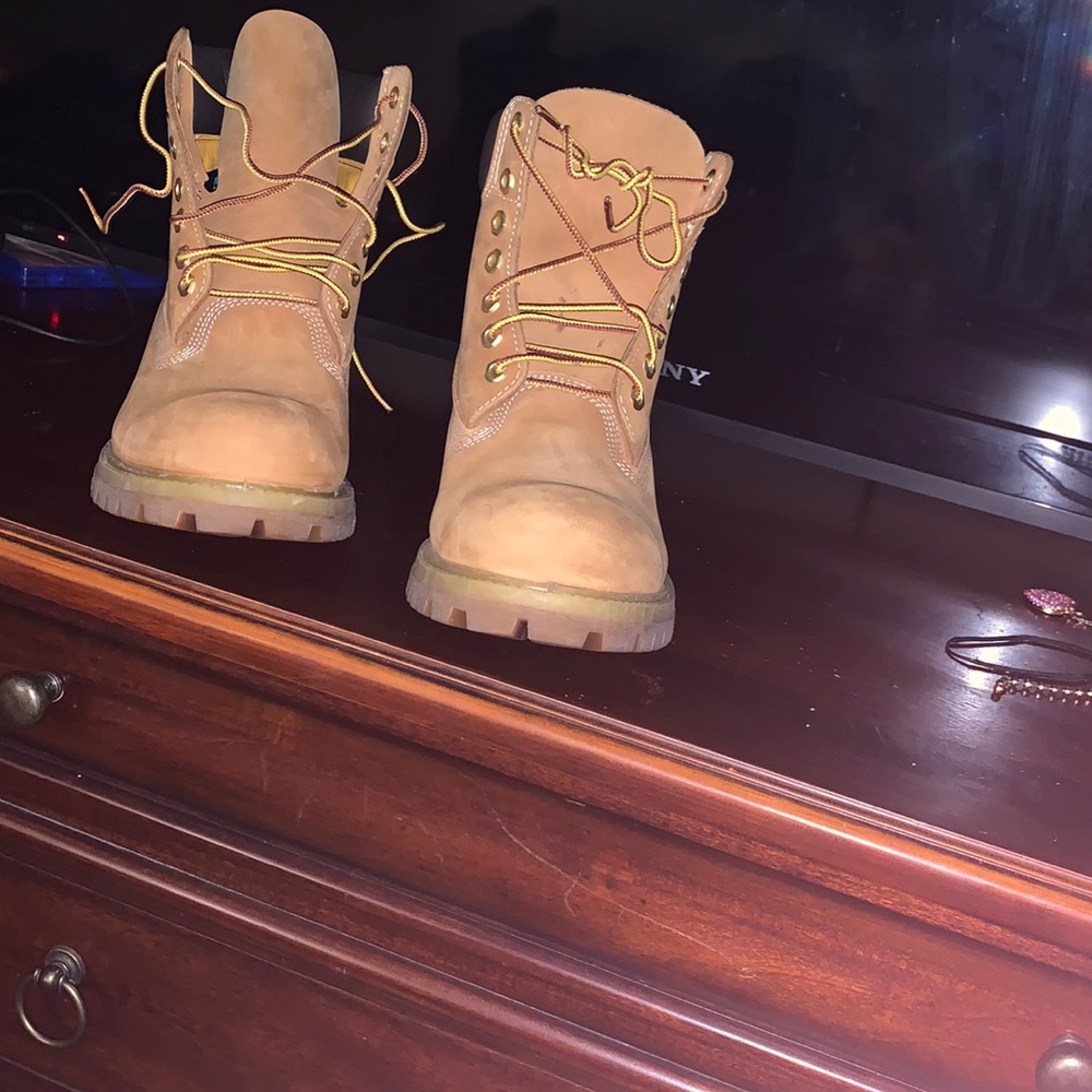 Timberland construction boots